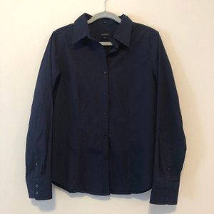 Classic Talbots Button Up Shirt - Elbow Pad Accents!